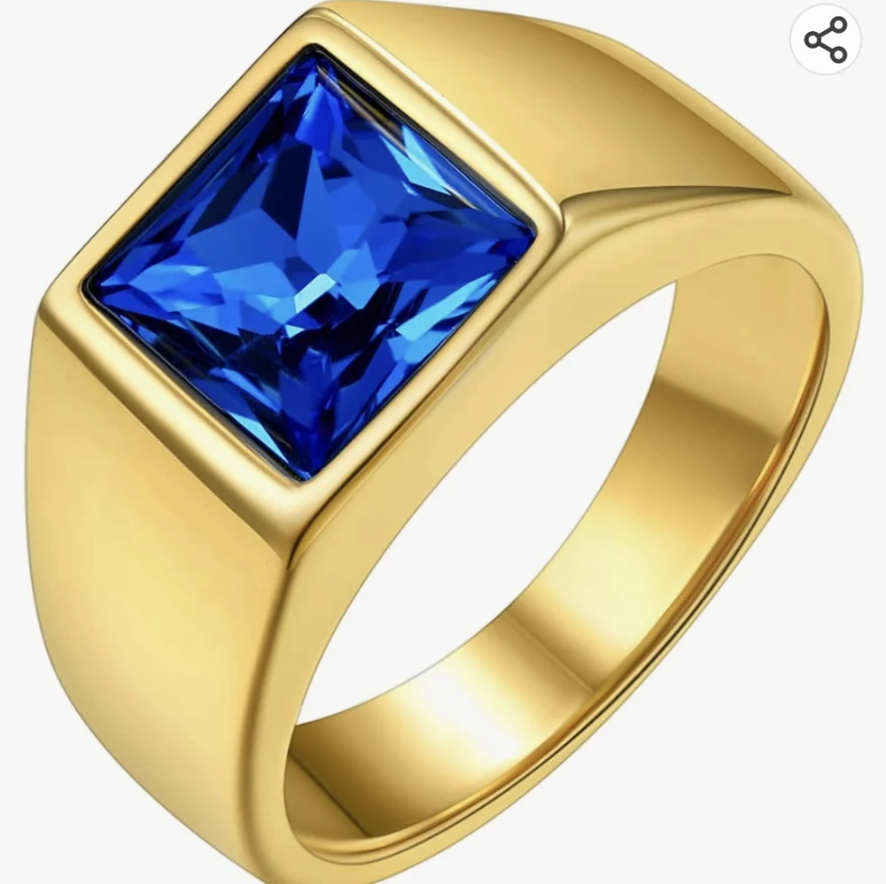 Blue topaz ring size NWT 💙